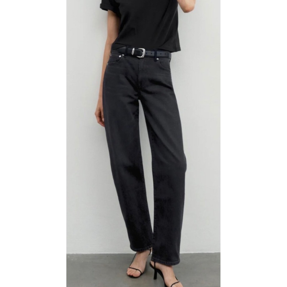 AYR The Getup High Rise Barrel Leg Jeans Film Womens Size 34 Urban Chic Capsule